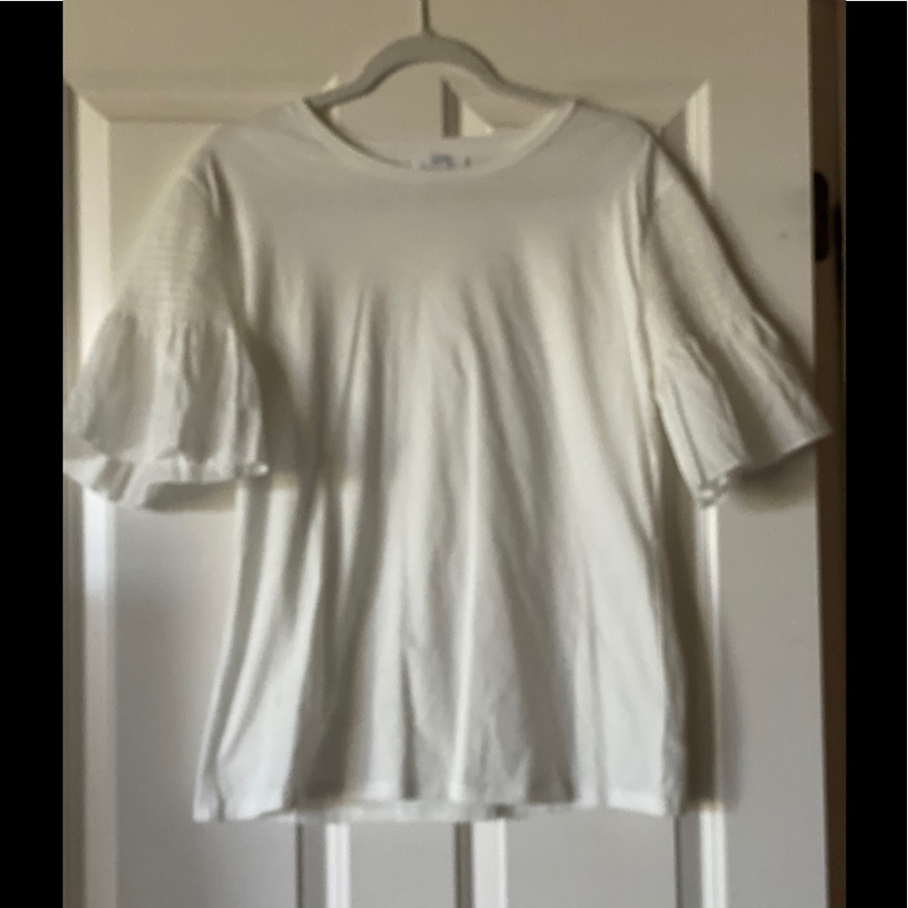 White cotton t shirt